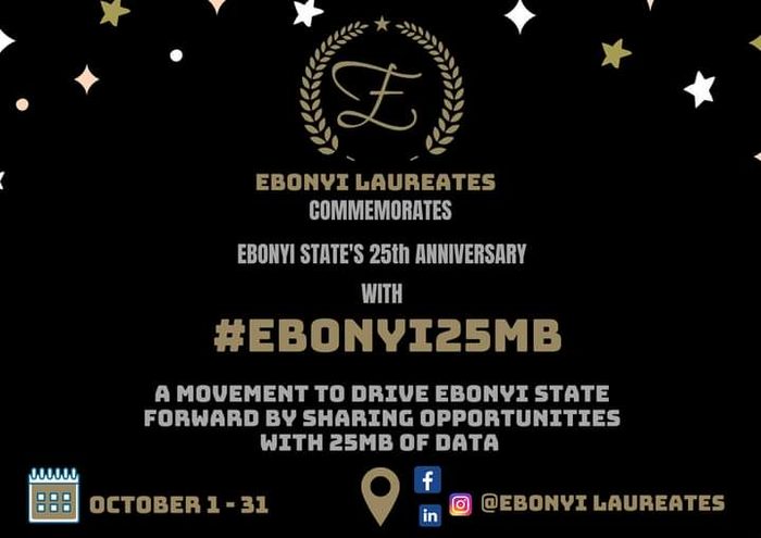 #Ebonyi25MB movement, October 2022